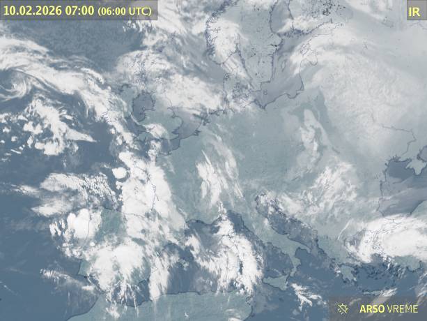 Satelitska slika oblačnosti