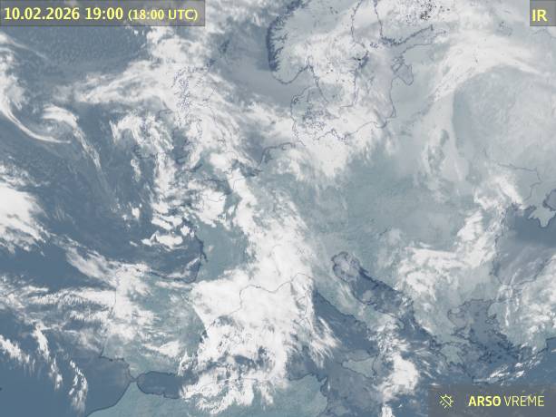 Satelitska slika oblačnosti