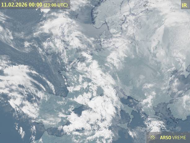 Satelitska slika oblačnosti