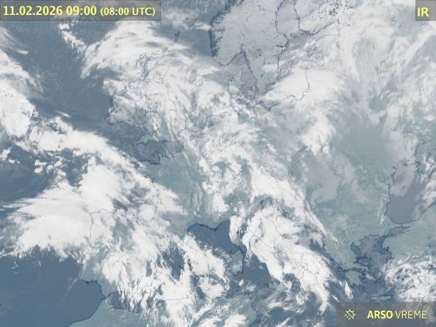 Satelitska slika oblačnosti