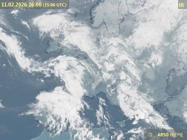 Satelitska slika oblačnosti