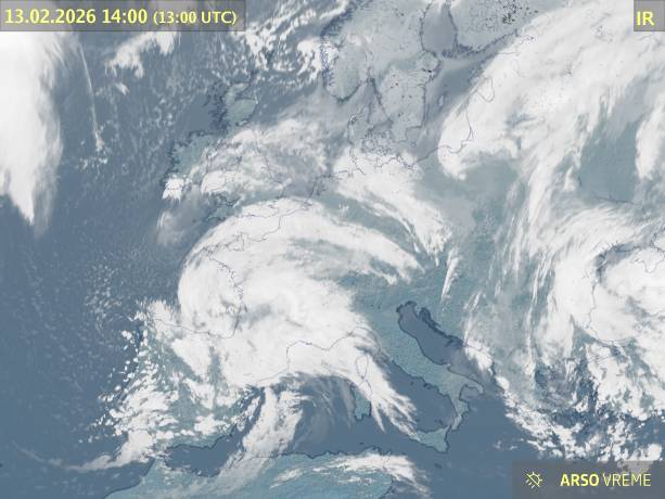 Satelitska slika oblačnosti