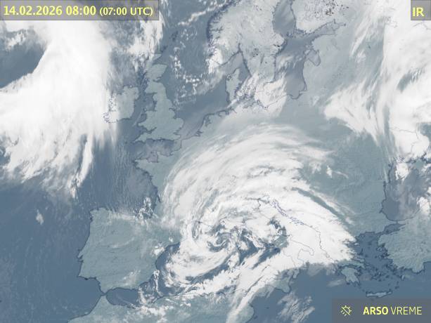 Satelitska slika oblačnosti