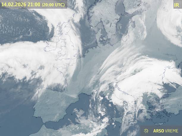 Satelitska slika oblačnosti