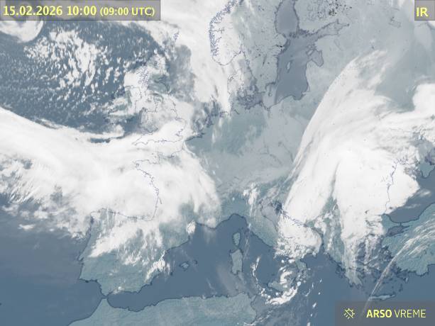 Satelitska slika oblačnosti
