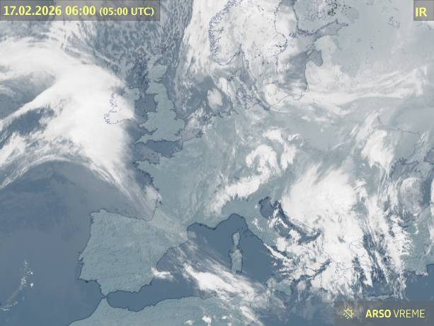 Satelitska slika oblačnosti