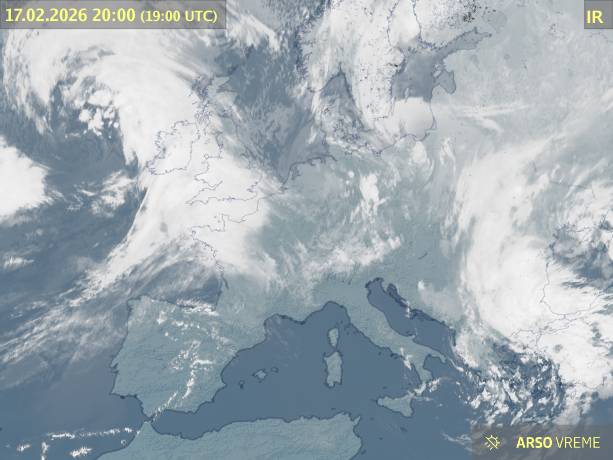 Satelitska slika oblačnosti