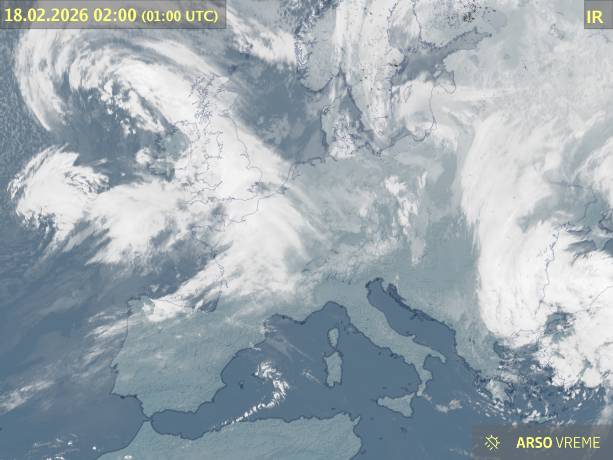 Satelitska slika oblačnosti