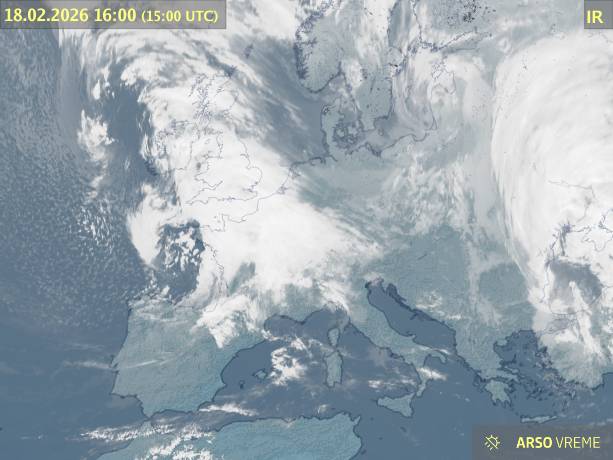 Satelitska slika oblačnosti