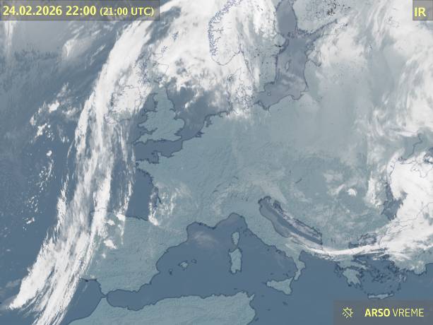 Satelitska slika oblačnosti