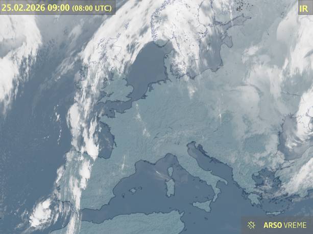 Satelitska slika oblačnosti