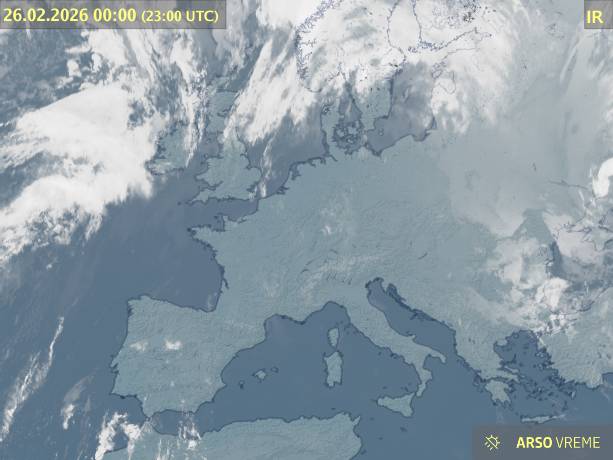 Satelitska slika oblačnosti