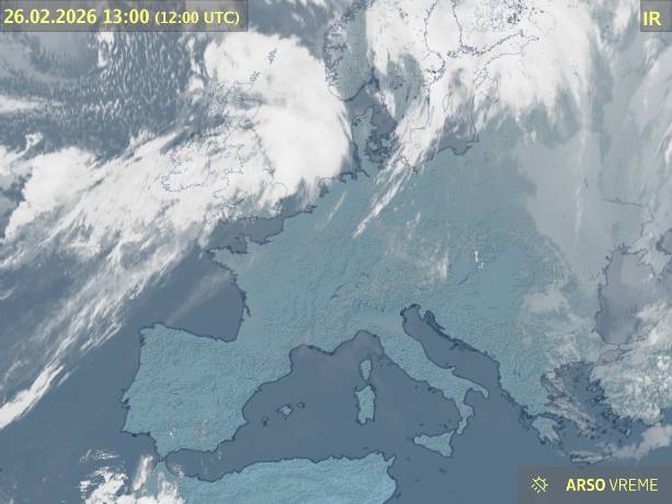 Satelitska slika oblačnosti