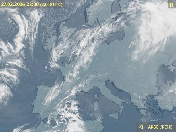Satelitska slika oblačnosti