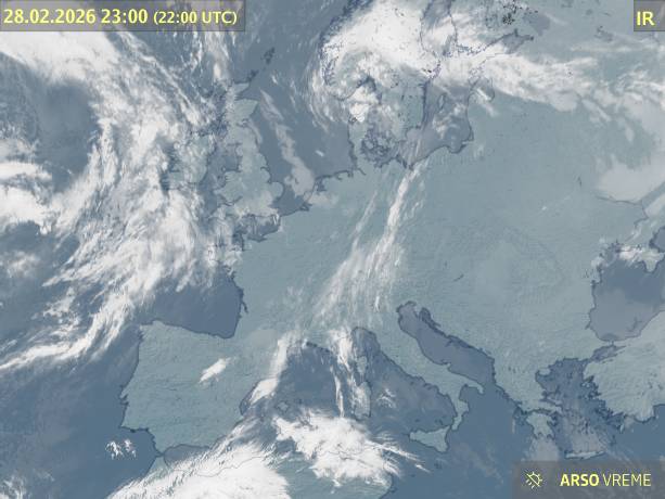 Satelitska slika oblačnosti