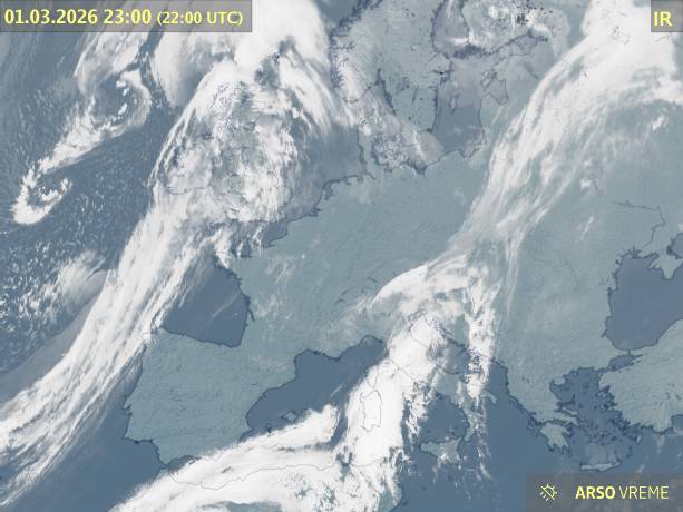 Satelitska slika oblačnosti