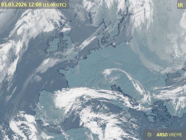Satelitska slika oblačnosti