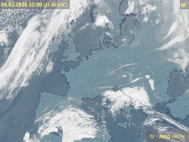 Satelitska slika oblačnosti