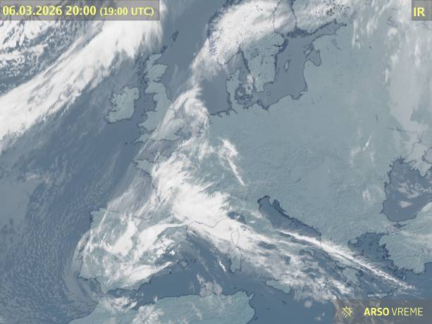 Satelitska slika oblačnosti
