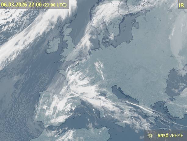 Satelitska slika oblačnosti