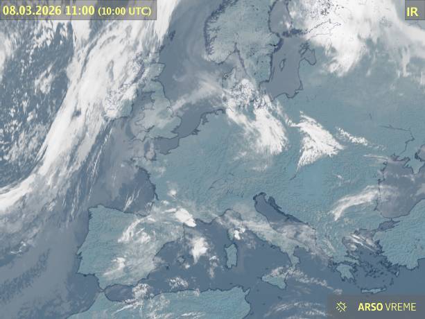 Satelitska slika oblačnosti