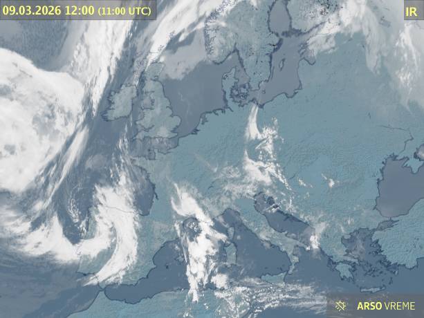 Satelitska slika oblačnosti