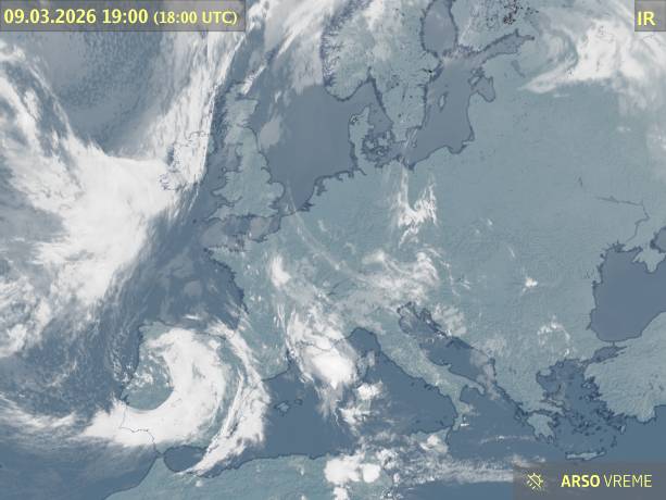 Satelitska slika oblačnosti