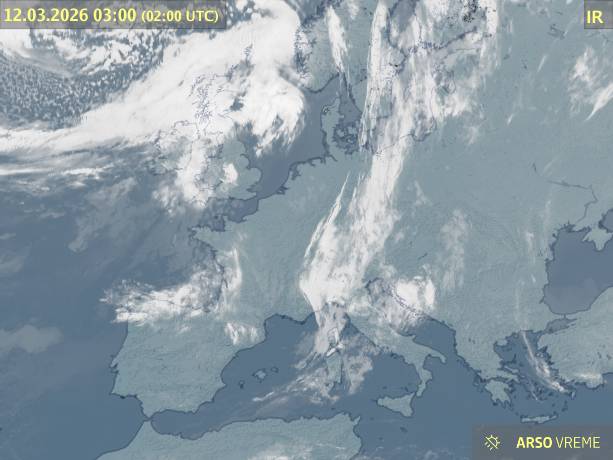 Satelitska slika oblačnosti