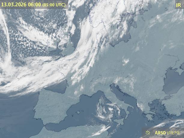 Satelitska slika oblačnosti