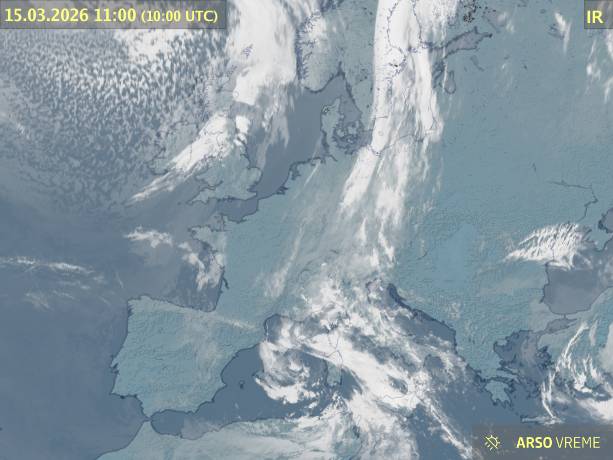 Satelitska slika oblačnosti