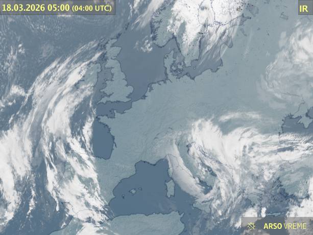 Satelitska slika oblačnosti