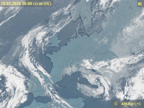 Satelitska slika oblačnosti
