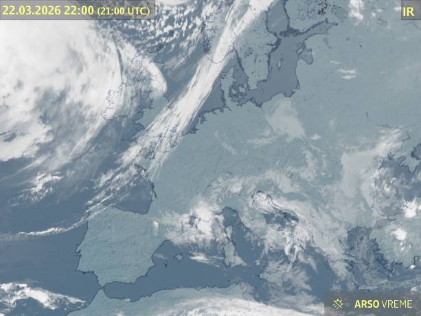 Satelitska slika oblačnosti