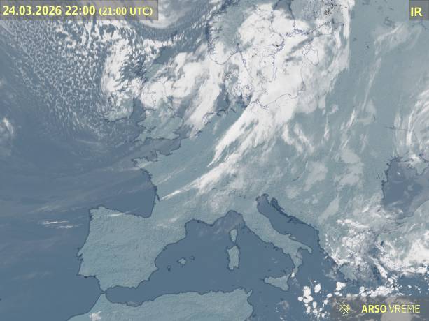 Satelitska slika oblačnosti