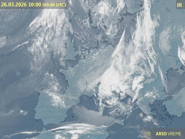 Satelitska slika oblačnosti