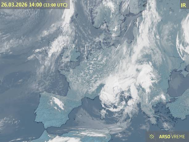 Satelitska slika oblačnosti