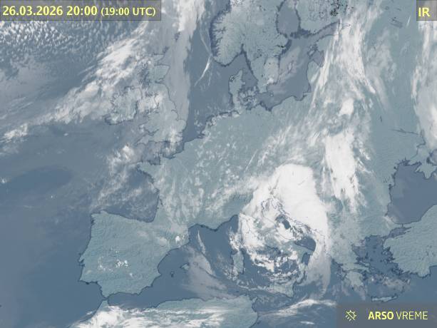 Satelitska slika oblačnosti