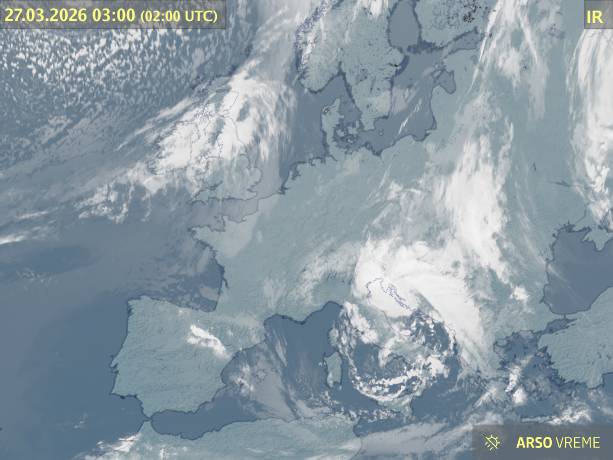 Satelitska slika oblačnosti