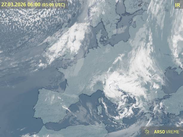 Satelitska slika oblačnosti