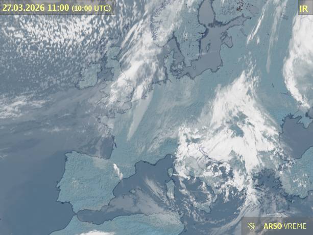 Satelitska slika oblačnosti