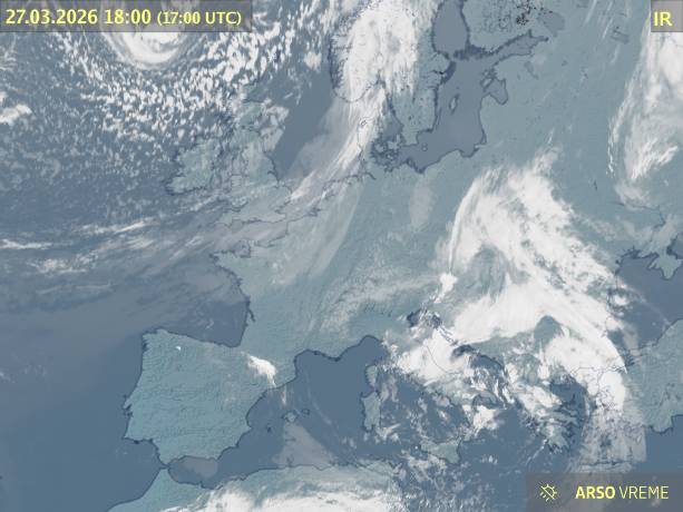 Satelitska slika oblačnosti