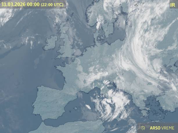 Satelitska slika oblačnosti