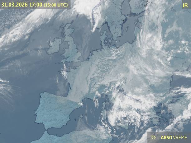 Satelitska slika oblačnosti