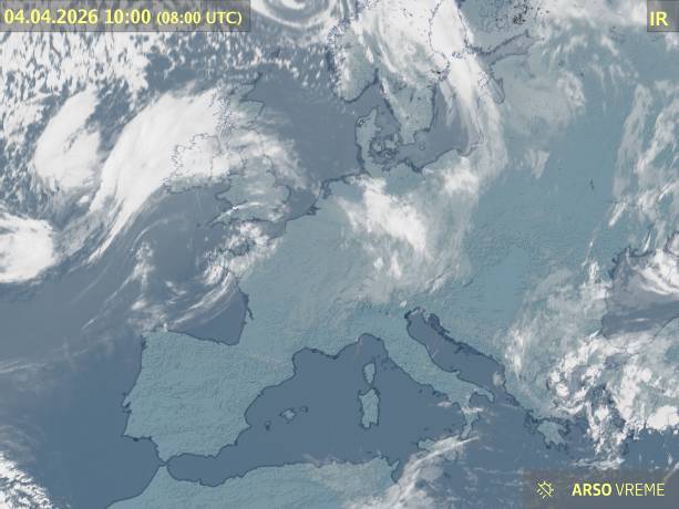 Satelitska slika oblačnosti