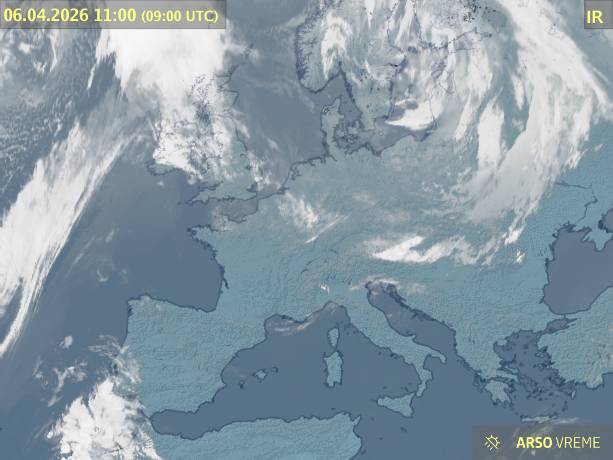 Satelitska slika oblačnosti