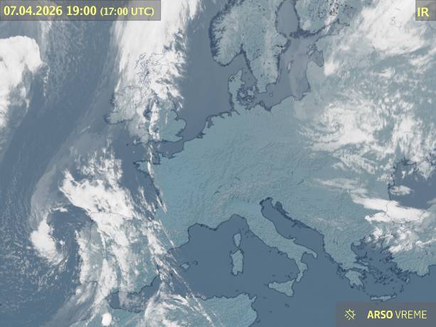 Satelitska slika oblačnosti