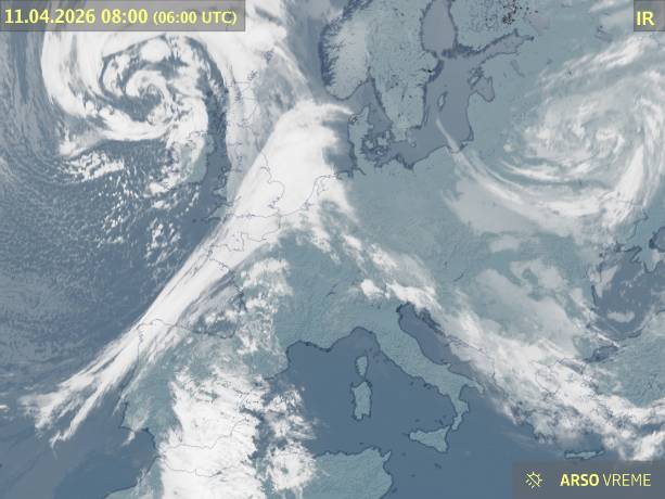 Satelitska slika oblačnosti