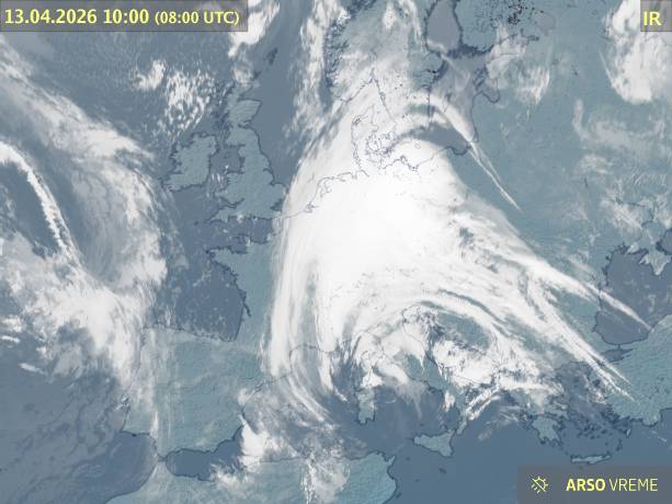 Satelitska slika oblačnosti