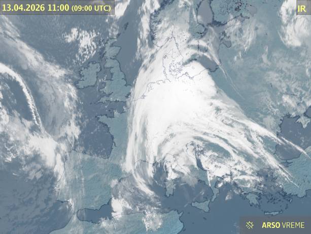 Satelitska slika oblačnosti