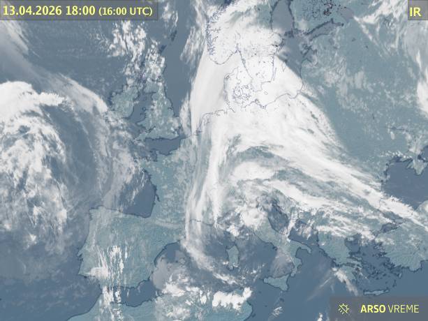 Satelitska slika oblačnosti
